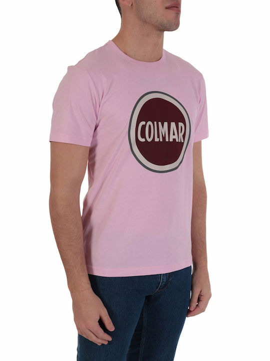 COLMAR T-SHIRT FRIDA REGULAR FIT BIG LOGO ΡΟΖ