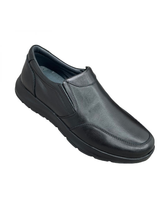 PANTOFI CASUAL PENTRU BĂRBAȚI DIN PIELE ANATOMICĂ SMART STEPS 67327/S-20-NEGRU 67327/S-20-NEGRU 67327/S-20-NEGRU