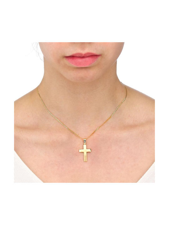 Gold Cross ST25475G 18 Carat gold cross