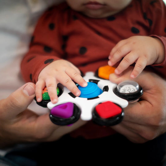 Baby Einstein Βρεφικό Παιχνίδι Curiosity Clutch Twist & Pop Rattle με Μουσική και Ήχους για 3+ Μηνών