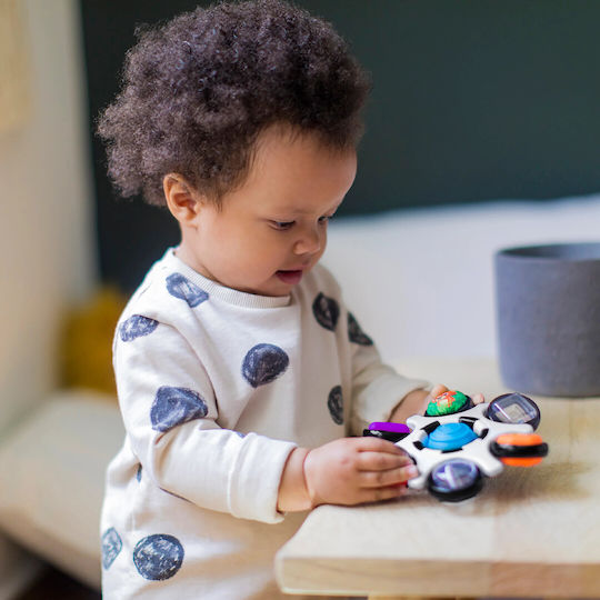 Baby Einstein Βρεφικό Παιχνίδι Curiosity Clutch Twist & Pop Rattle με Μουσική και Ήχους για 3+ Μηνών