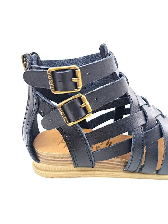 VEGAN GLADIATOR SANDALS BLOWFISH MALIBU BOLIVIA BF9989-024 - Schwarz