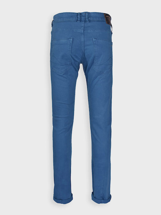 MEN'S TROUSERS BLUE REDSPOT MARTINE 215-17-RP100