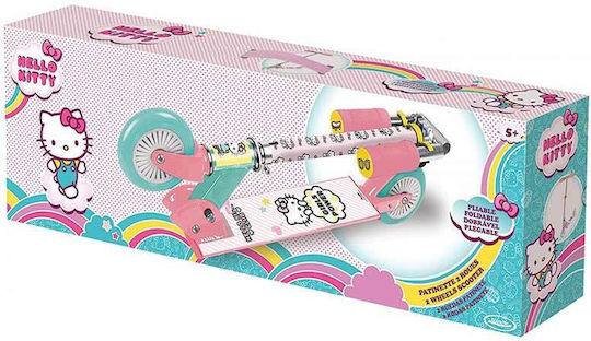 D'Arpeje Kids Scooter Foldable Hello Kitty 2-Wheel White