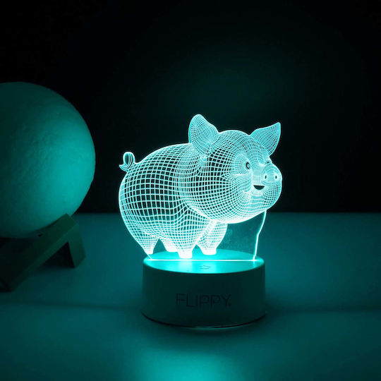 Διακοσμητικό Φωτιστικό LED 3D Illusion 3εκ.