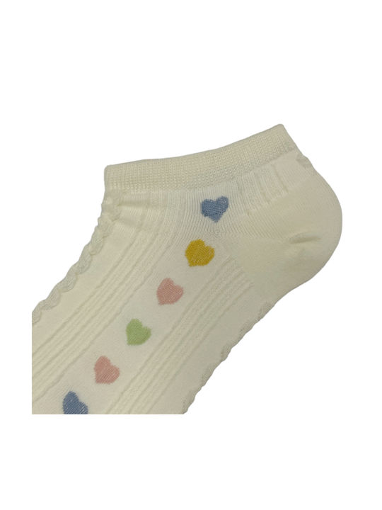 WAPAI Women's Socks White - 51019-3