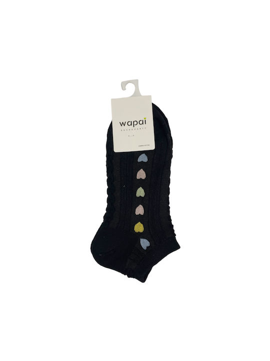 WAPAI Women's Socks Black - 51019-5