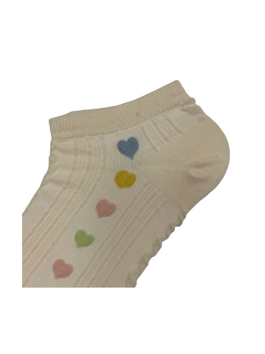 WAPAI Women's Beige Socks - 51019-4