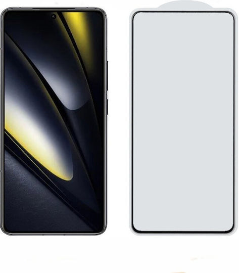 3D Gehärtetes Glas Schwarz (Xiaomi Poco F6)