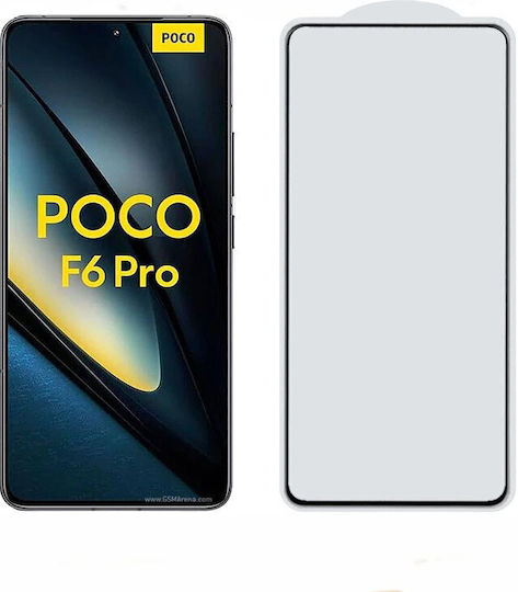 3D Tempered Glass Μαύρο (Xiaomi Poco F6 Pro)