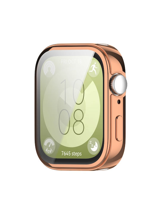 Silikonhülle in Rosa Farbe für Xiaomi Redmi Watch 3 Lite / Watch 3 Active