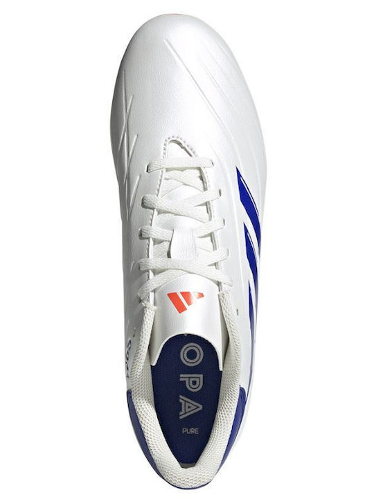 adidas Copa Pure 2 Club Pantofi de Fotbal cu crampoane Albe