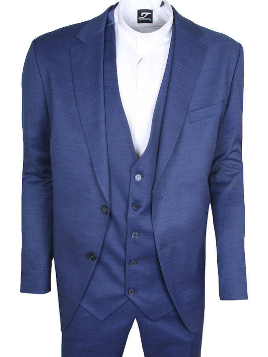 Herrenanzug mit Weste Blue