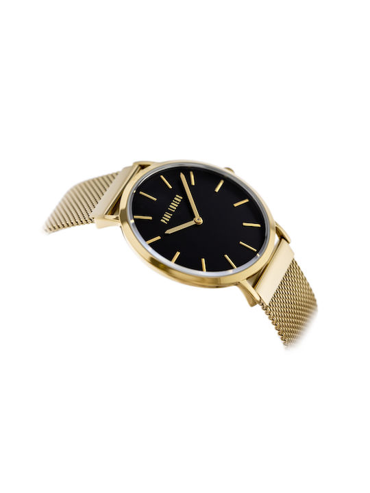 Paul Lorens Uhr mit Gold Metallarmband