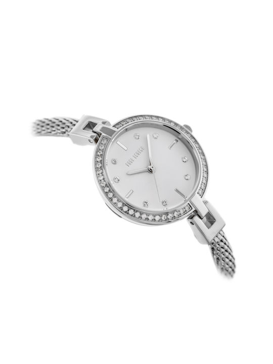Paul Lorens Дамски Часовник 32mm Кварцов със Сребрист Метална Верижка