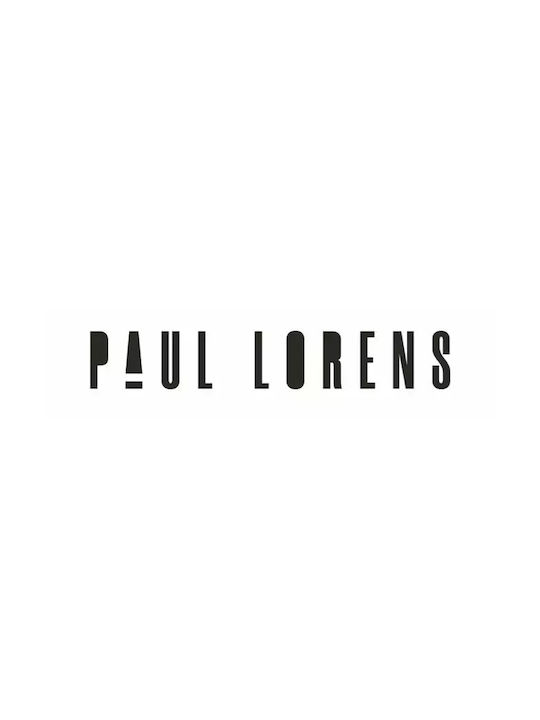 Paul Lorens Дамски Часовник 40мм Кварцов с Черна Кожена Каишка