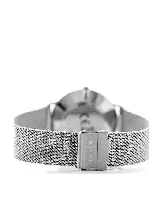 Paul Lorens Дамски Часовник 40mm Кварцов със Сребрист Метална Верижка