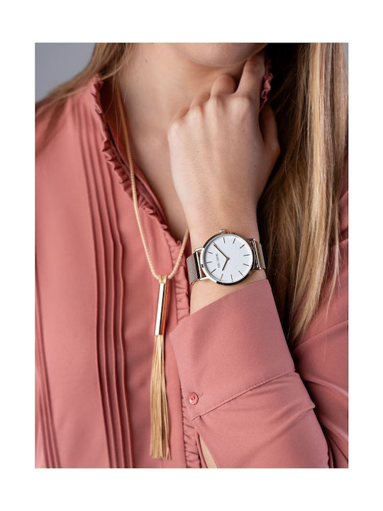 Paul Lorens Watch with Gold Metal Bracelet