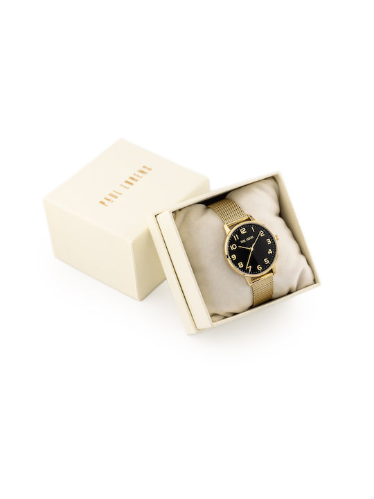 Paul Lorens Women's Watch with Gold Metal Bracelet
