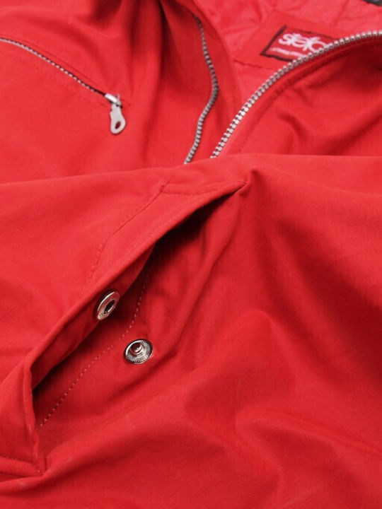 Ärmellos Jacke Puffer Rot
