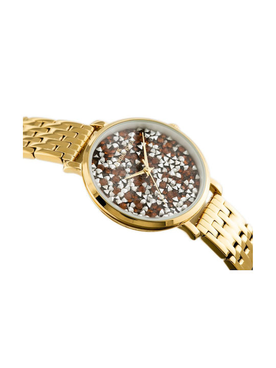 Jordan Kerr Watch with Gold Metal Bracelet