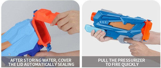 Water Gun Kids Tank Pool Beach Flippy 6 Years+ Quick Fill Blue 600ml
