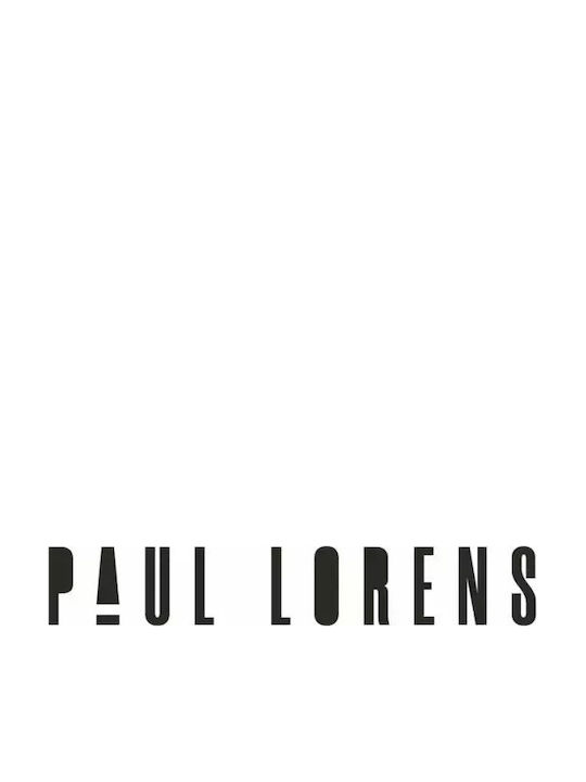 Paul Lorens Мъжки Часовник 45мм На Батерия С Златна Метална Гривна