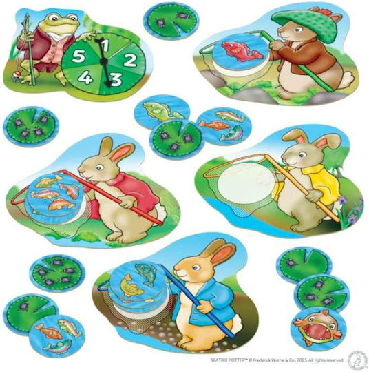 Επιτραπέζιο Παιχνίδι Fish and Count Peter Rabbit για 2-4 Παίκτες 3+ Ετών (EN) Orchard