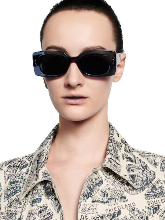 Dior Women's Sunglasses with Blue Frame and Blue Lens DIORPACIFIC S1U