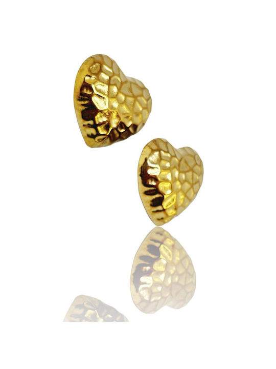 Buhay Earrings made of Steel Gold Plated