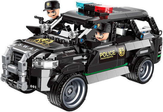 Qman Building Blocks Mine City Police Car For 6+ Years 686 Pieces