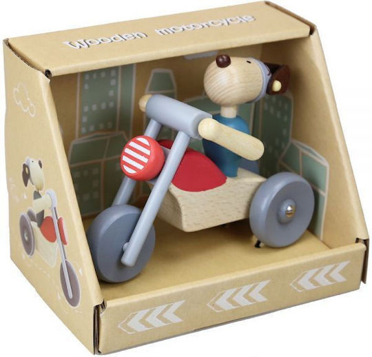 Synchronia Decorativ Câine din Lemn 12.5cm 1buc