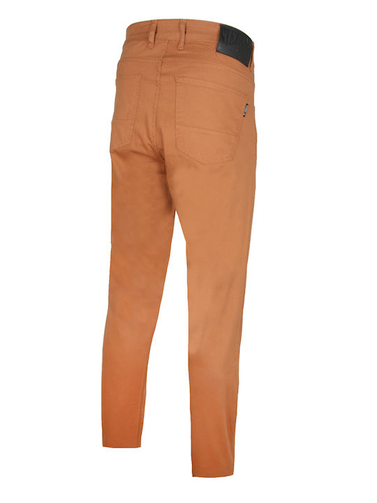 Stefansxxl Pantaloni pentru bărbați Elastice Cinnamon