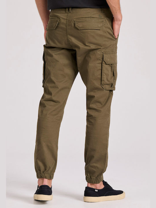 Garage Fifty5 Pantaloni pentru bărbați cu Croială Normală Khaki