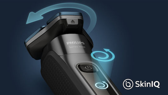 Philips Series 7000 S7885/50 Περιστρεφόμενη Ξυριστική Μηχανή Προσώπου Επαναφορτιζόμενη