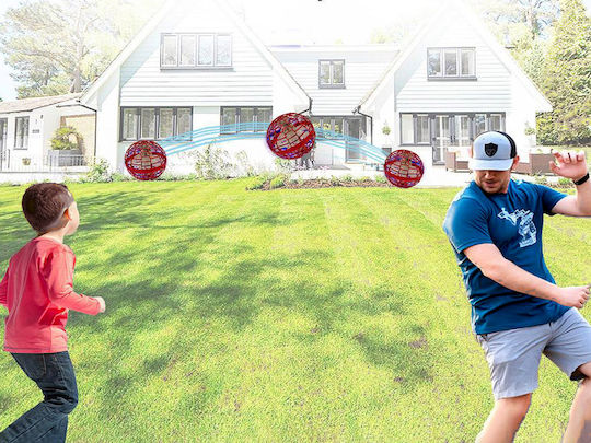 Jokomisiada Interaktives Spielzeug Flying Ufo Ball Lights