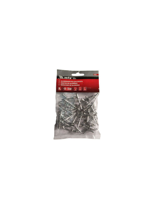 MTX Πριτσίνια Αλουμινίου M4.8x8mm 50τμχ