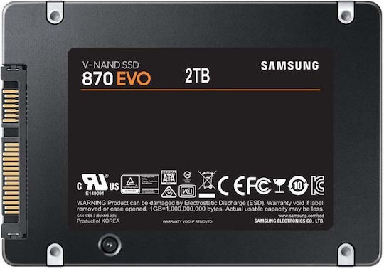 Samsung 870 Evo SSD 2TB 2.5'' SATA III