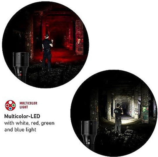 LedLenser Επαναφορτιζόμενος Φακός LED IP68 με Μέγιστη Φωτεινότητα 335lm P6R Core