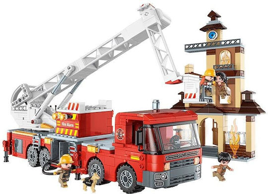 Qman Cuburi De Construit Fire Lifting Platform Pentru 6+ Ani 686 Bucăți