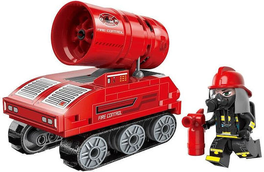 Qman Τουβλάκια Fire Truck για 6+ Ετών 112τμχ