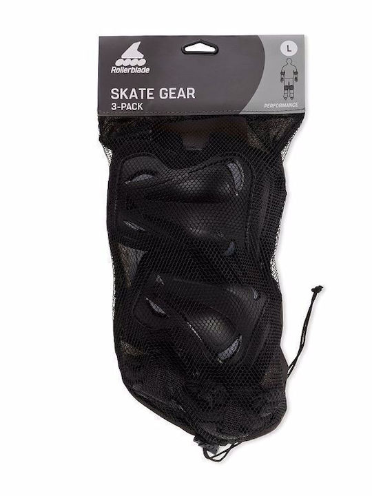 Rollerblade 3 Pack Σετ Προστατευτικών Μαύρο