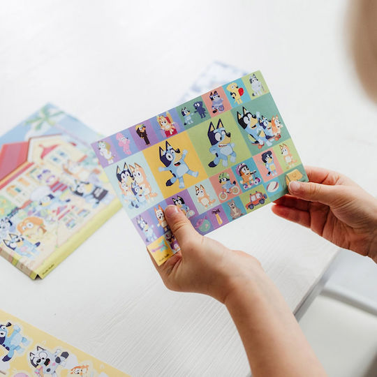 Sticker Set Totum Bluey 4 Pieces