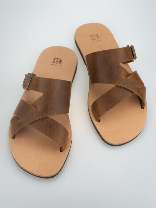 ΞΞ Omalos Men's Sandals Brown