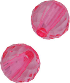 Acrylic Craft Beads Yellow 216pcs 16mm