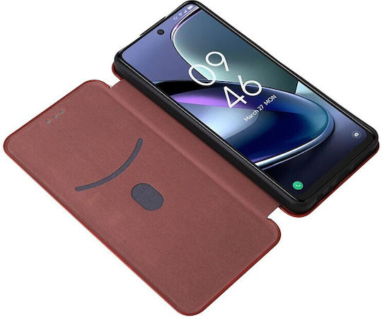 Carbon Fiber Book Brown (TCL 50 5G)