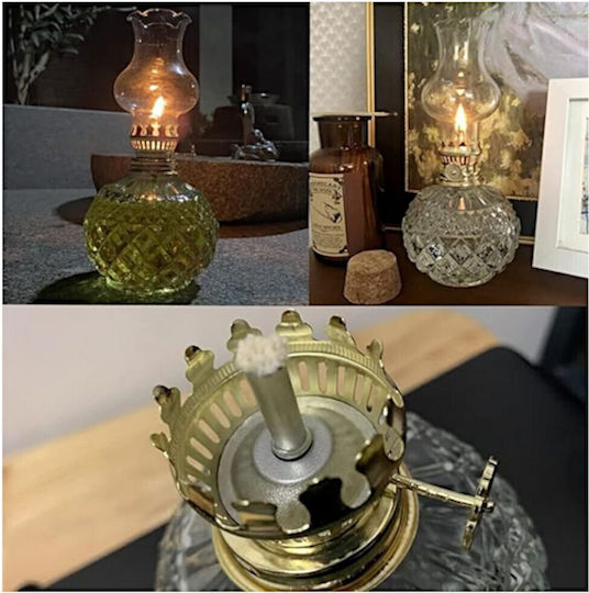 Λάμπα Πετρελαίου Oβάλ Φυτίλι 18,5cm 5dis25