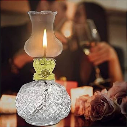 Λάμπα Πετρελαίου Oβάλ Φυτίλι 18,5cm 5dis25