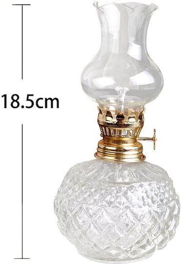 Λάμπα Πετρελαίου Oβάλ Φυτίλι 18,5cm 5dis25
