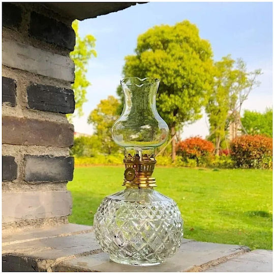 Λάμπα Πετρελαίου Oβάλ Φυτίλι 18,5cm 5dis25